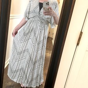 Vici black and cream maci dress